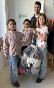 Wir sammeln weiter fleißig Altkleidung - ein Zwischenstand