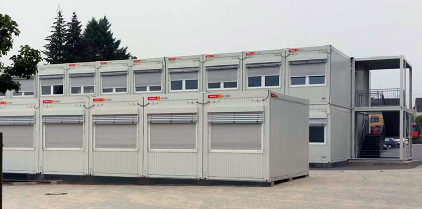 Die mobilen Klassenzimmer